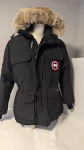 AUTHENTIC NWT CANADA GOOSE EXPEDITION OUTFITTERS PARKA XL MENS BLACK 4565M FUR - Picture 1 of 17
