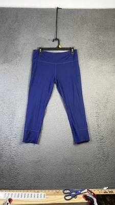 Marika Sport Leggings Womens Medium 8-10 Blue Cropped Athletic Yoga Pants Gym - Image 1 of 4