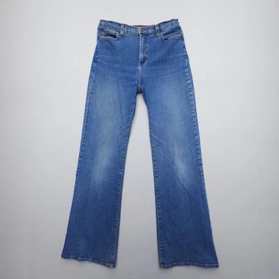 Vintage NYDJ Tummy Tuck High Rise Straight Jeans Womens 6 Blue Stretch USA Made - Image 1 of 4