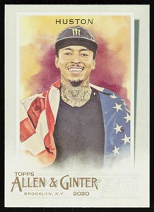 2020 Topps Allen & Ginter Nyjah Huston #193 Baseball CARD SKATEBARDER - Picture 1 of 2
