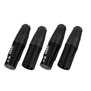 Hi-End vergoldeter Leiter 3 Pin XLR Stecker Buchse symmetrisches Kabel Stecker - Bild 1 von 8