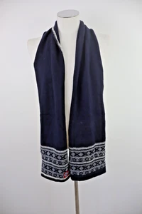 NAPAPIJRI SCIARPA UOMO DONNA UNISEX WOMAN MAN VINTAGE SCARF BLU LANA - Imagen 1 de 4