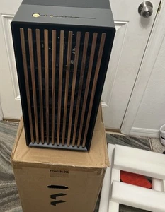 Fractal Design North XL ATX mATX Mid Tower PC Case - Charcoal Black Chassis Wood - Picture 1 of 10