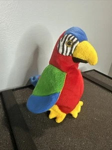 Ty 4197 Beanie Baby Jabber Il pappagallo uccellino tropicale 1998 VINTAGE - Foto 1 di 7
