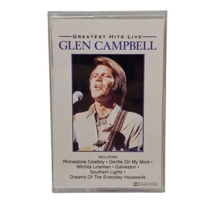Glen Campbell: Greatest Hits Live (Cassette Tape, 1996) K-tel EMC 2253 - Picture 1 of 11