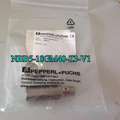 1X New Pepperl+ Fuchs NBB5-18GM40-Z3-V1 Proximity Switch Fast Shipping - Image 1 of 3