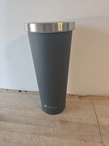Vitamix 24 Oz Tumbler Stainless Steel Grey Double-Wall Insulated No Straw - Picture 1 of 9