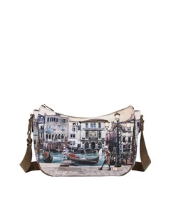Ynot - Borsa sacca in ecopelle stampa città Yesbag - Foto 1 di 6