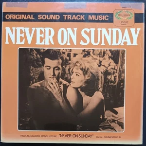 Manos Hadjidakis ‎– Never On Sunday - reissue mono LP record excellent, cover VG - Picture 1 of 3