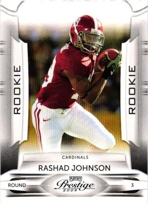 2009 Panini Prestige Rookie Card # 193, Rashad Johnson, Arizona Cardinals - Image 1 of 4