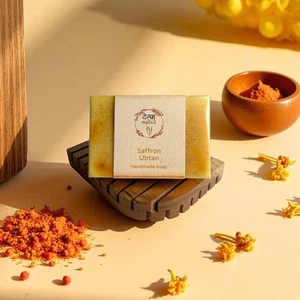 Desam Ubtan Soap 100g Pack of 1 – Goat Milk, Saffron, Turmeric, Anti-Acne Glow - Picture 1 of 16