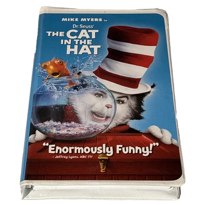 Dr. Seuss The Cat in the Hat (VHS, 2004, Clamshell Case) Video Tape Vintage Film - Image 1 of 4