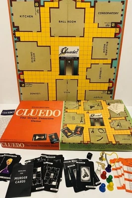 Vintage Waddingtons Cluedo The Great Detective Game 1972 Board Game - Image 1 of 4