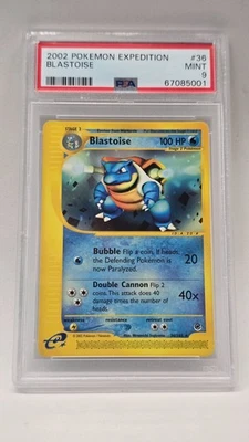 Pokemon Blastoise Expedition Rare #36 PSA 9 Mint - Image 1 of 2