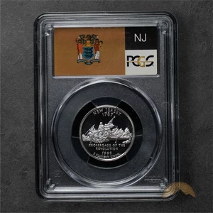 1999-S Proof Silver New Jersey State Quarter 25C - PCGS PR70 DCAM - San Fran - Picture 1 of 2