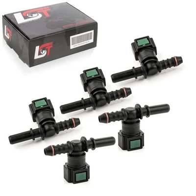 5x Quick Closure Fuel Line Clutch T-Piece 7, 89x6mm for Audi A4 - image 1 of 4