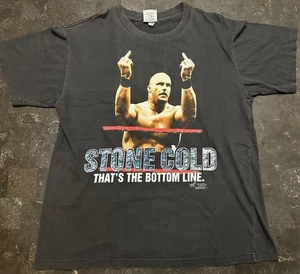 90s Vintage 1998 Stone Cold Steve Austin WWF Wrestling T Shirt Men’s XL - Picture 1 of 11