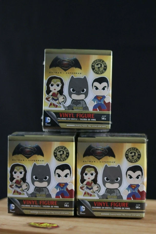 3 X DC COMICS BATMAN VS V SUPERMAN FUNKO MINIS MISTERIO FIGURAS DE VINILO CAJAS CIEGAS Foto 1 de 1