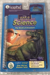 LeapPad : Leap 2 Science - World Of Dinosaurs - Book & Cartridge - New Sealed - Picture 1 of 8