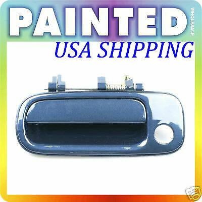 For 1992 1993-1996 Toyota Camry Front Left Outside Door Handle BLUE 8J6 B404 - Image 1 of 4