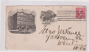 Trenton NJ Advt ILLust Cover Hotel Windsor st line cl 1895 (b511) - Picture 1 of 1