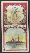 HILL - BATTLESHIPS & CRESTS - #4 HMS UNDAUNTED