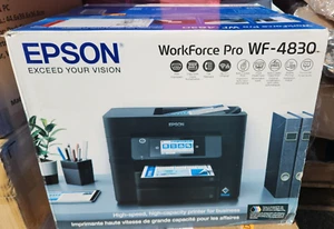 Epson WorkForce Pro WF-4830 Wireless All-in-One Printer - Black New - Picture 1 of 1