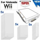 15Pcs Abs  Memory Card Door Slot Cover Lids For Nintendo Wii Game Console Part
