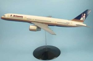british BRITANNIA AIRWAYS B757-200 G-BYAD 1:100 CESANA aircraft display model - Foto 1 di 4