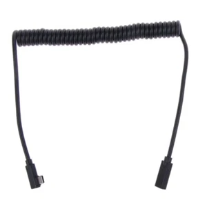 Left Turn USB3.1 Type-C Male To Female Extension Cable 480M usbC Charging Cord - Zdjęcie 1 z 8