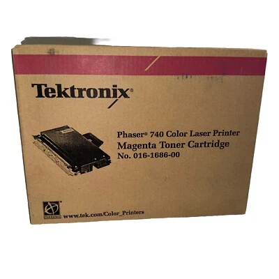 Tektronix Phaser 740 Color Laser Printer Cartridge. Hi-Capacity, Magenta - Image 1 of 2