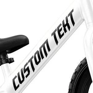 2x Calcomanía Personalizada Marco de Bicicleta Texto Letras Pegatina BMX Bicicleta de Montaña V45 - Imagen 1 de 2