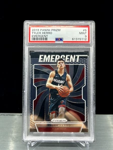 2019 TYLER HERRO ROOKIE - Panini Prizm RC Emergent Silver Prizm - PSA 9 - Picture 1 of 6