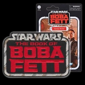 Kenner Star Wars ""The Book of Boba Fett"" Vintage Style Logo 4" Aufnäher - Bild 1 von 3