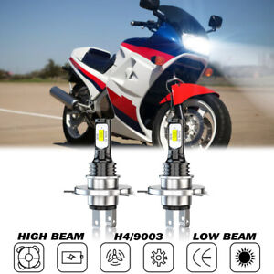H4 LED Headlight Bulbs 6000K Lights for Suzuki GSXR 600 750 1997-2003 Motorcycle