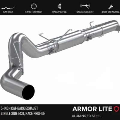 MBRP S61180P 5" Catback Exhaust for 2004-2007 Dodge Ram 2500/3500 5.9L Cummins - Image 1 of 2