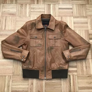 Chaqueta de Cuero de Cordero Undercoverism Jun Takahashi con Puntuación - Imagen 1 de 4