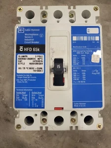 Cutler hammer eaton HFD3015 15amp circuit breaker HFD 65k warranty - Picture 1 of 2