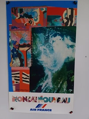 Affiche AIR FRANCE Monde nouveau  Roger BEZOMBES - Photo 1/3