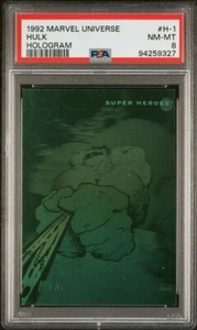 Hulk #H-1 PSA 8 Hologram 1992 Impel Marvel Universe - Picture 1 of 3