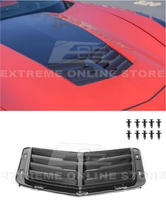 For 14-19 Corvette C7 Base | Z06 Style Carbon Flash Metallic Front Hood Vent - Picture 1 of 12