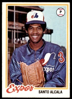 1978 TOPPS SANTO ALCALA . MONTREAL EXPOS #321 - Image 1 of 2