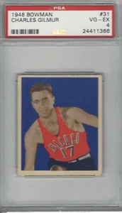 CHARLES GILMUR 1948 BOWMAN BASKETBALL #31 VG-EX PSA 4 - Picture 1 of 1