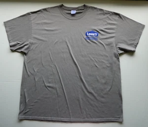 Camiseta de colección Lowes proveedor de servicios independiente, gris, talla (3XL), RARA - Imagen 1 de 16