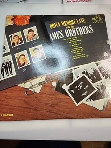 Down Memory Lane With The Ames Brothers Vinyl Record - Picture 1 of 5