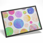 Watercolour Dots Art Artist Water Resistant Mouse Mat Table Place 8 x 10