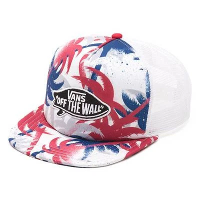 Vans Off The Wall Surf Classic Patch Palm Camo Adjustable Trucker Hat Mens NWT - Image 1 of 3