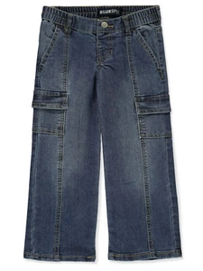 Squeeze Girls' Wide Leg Cargo Jeans - Picture 1 of 3