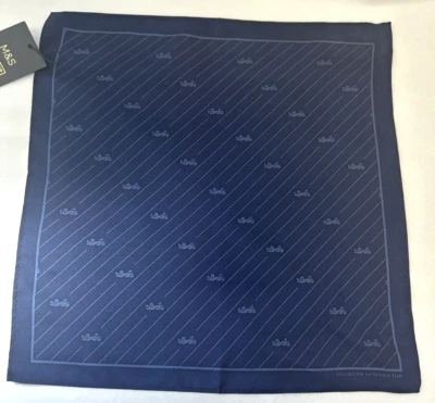 NEW! England Football Teams official silk pocket square from M&S Marks & Spencer - Image 1 of 4