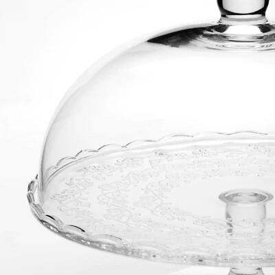 Cheese Dome, Cover Lid, Serving Lid, Clear Glass Solid 28 cm - Image 1 of 3